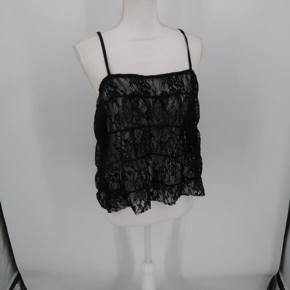 NEW Anthropologie Porridge Lace Black Blouse - Large NWT - Picture 10 of 16